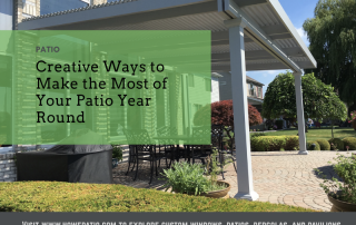 Creative Ways to Make the Most of Your Patio Year Round