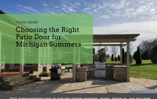 Choosing the Right Patio Door for Michigan Summers
